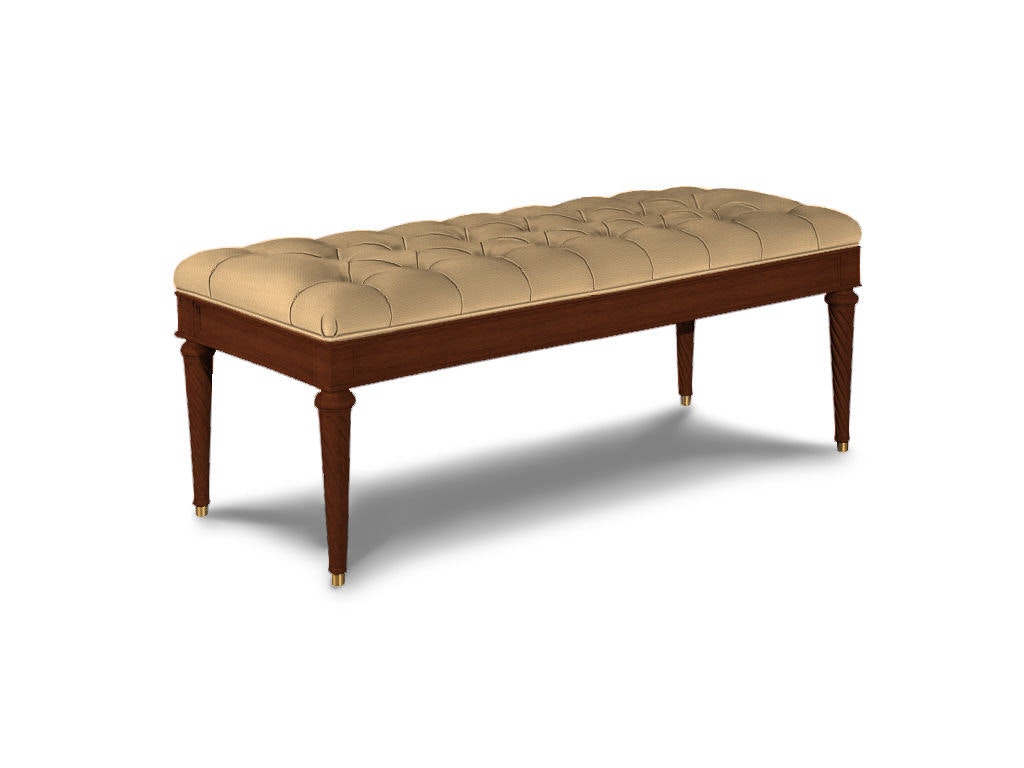 Hickory Chair Simon Tufted Bench HC5409-30