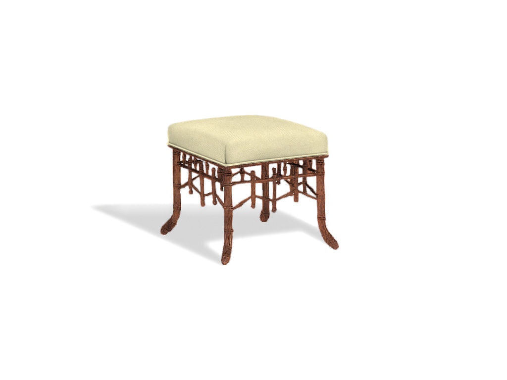 Hickory Chair Faux Bamboo Bench HC6318-88