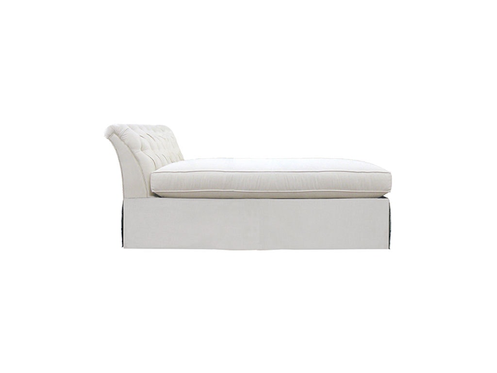 Hickory Chair Marquette Tufted Dressmaker Armless Chaise HC706-37