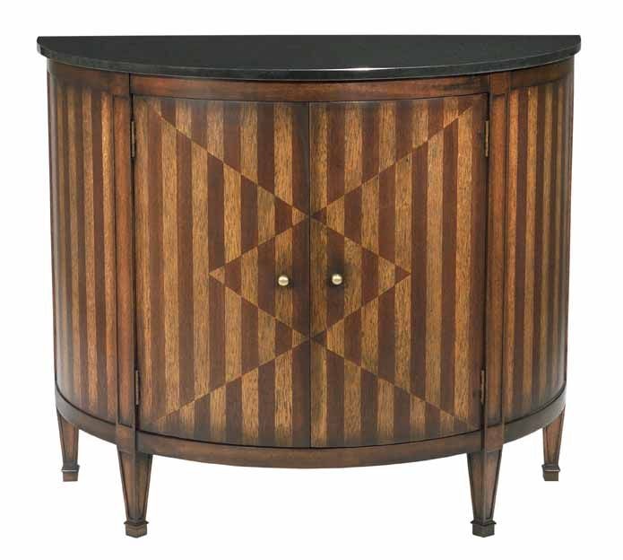 Hickory Chair Continental Demilune Cabinet HC7797-10