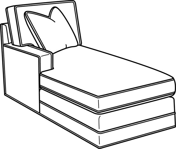 Lexington Tanner LAF Chaise 6301-57L