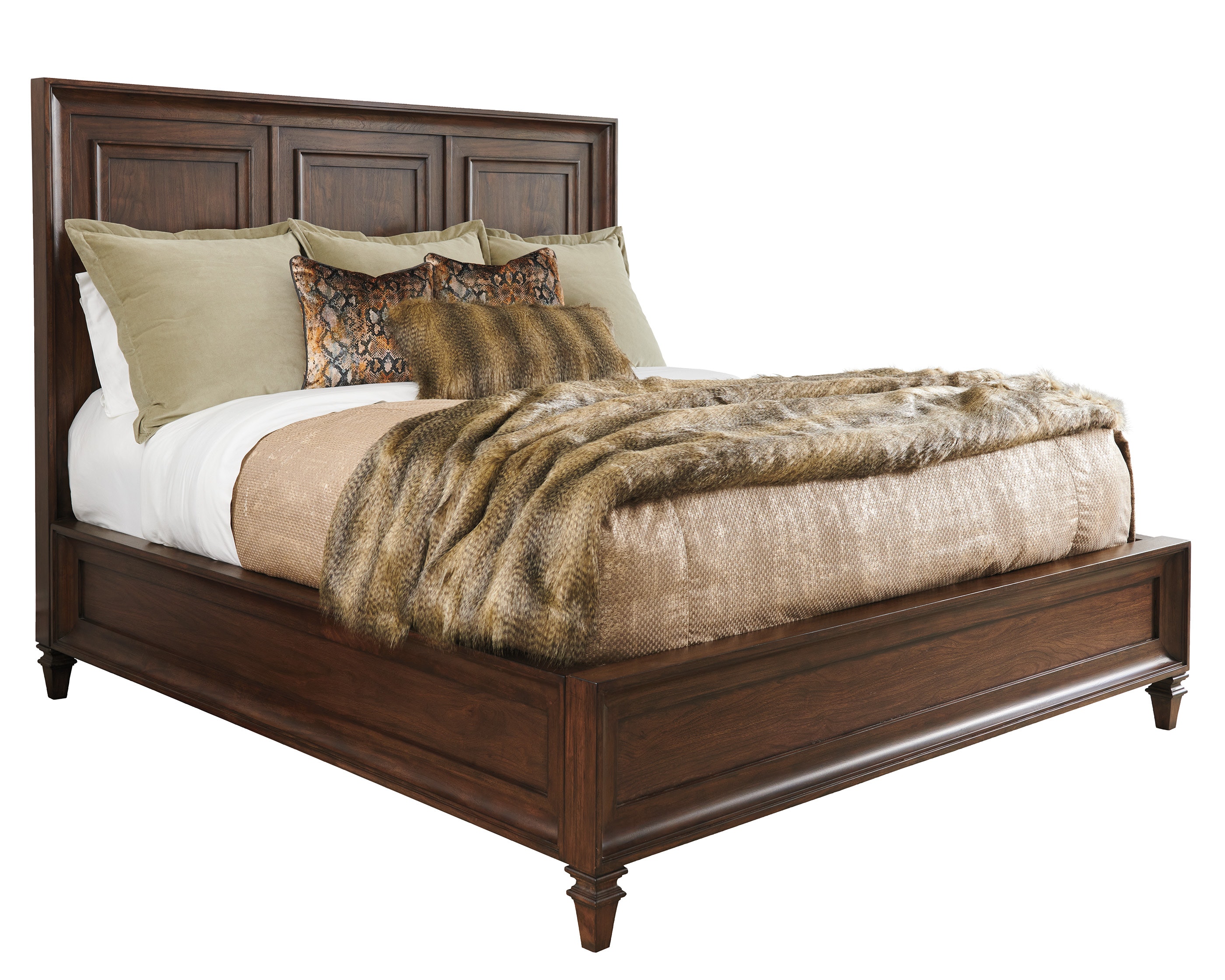 Lexington Walnut Creek Panel Bed 5/0 Queen 740-133C