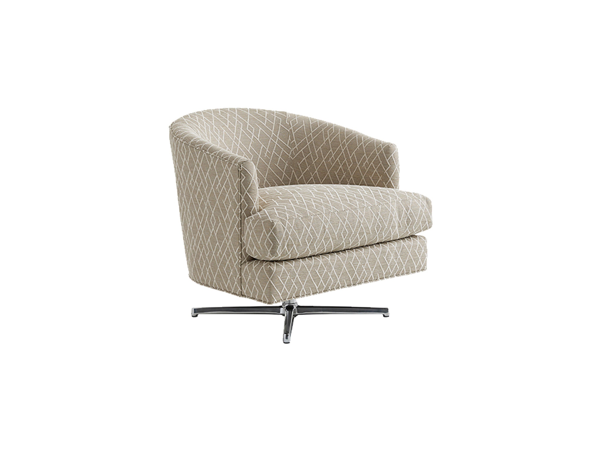 Lexington Graves Swivel Chair (Chrome) 7654-11PSW