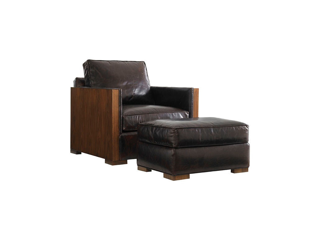 Lexington Edgemere Ottoman - Leather LL1593-44