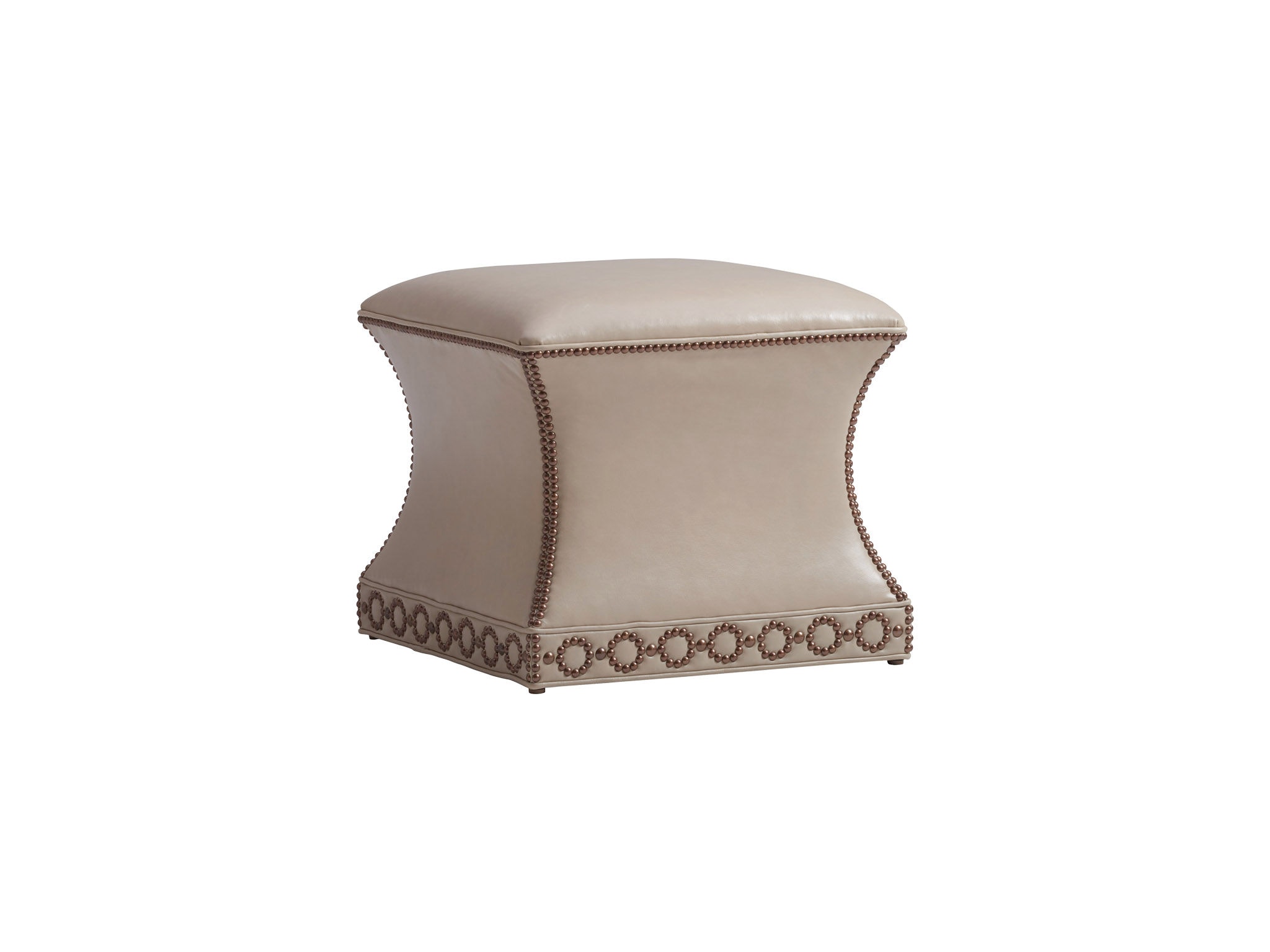 Lexington Merino Leather Ottoman LL1844-25