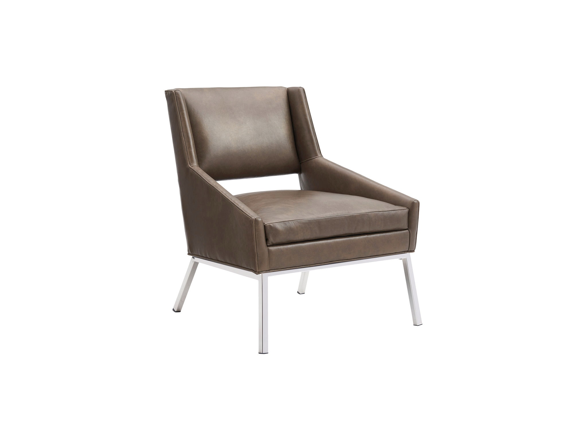 Lexington Amani Chair Leather (Polished Chrome) LL1927-11P