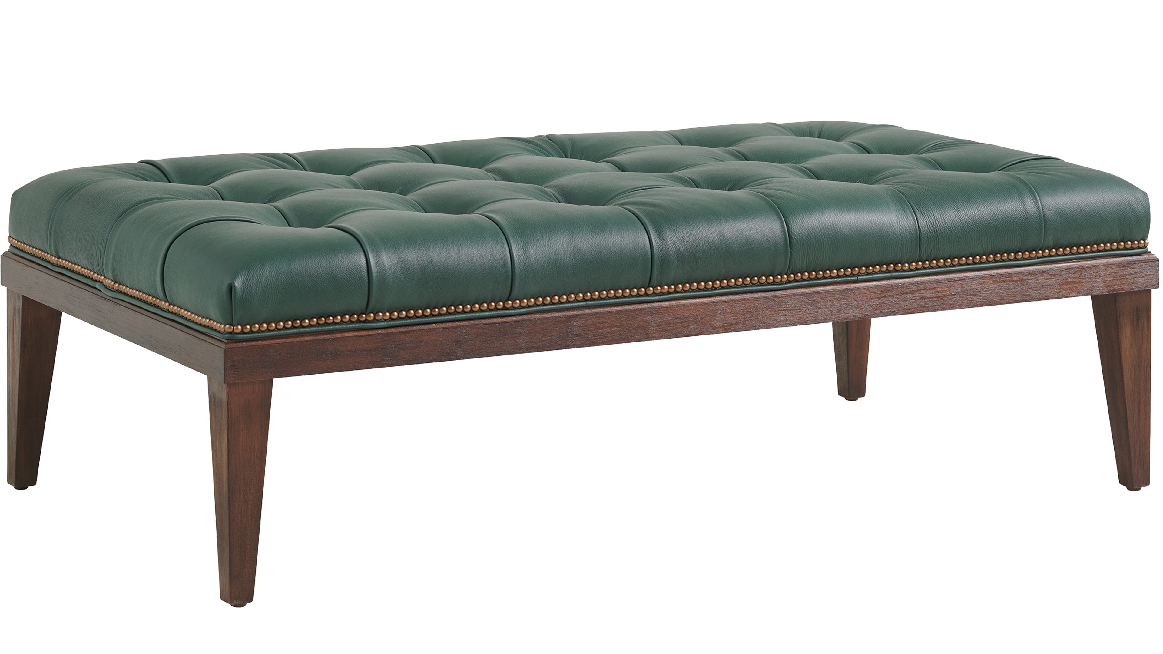 Lexington Davis Leather Cocktail Ottoman LL7131-44