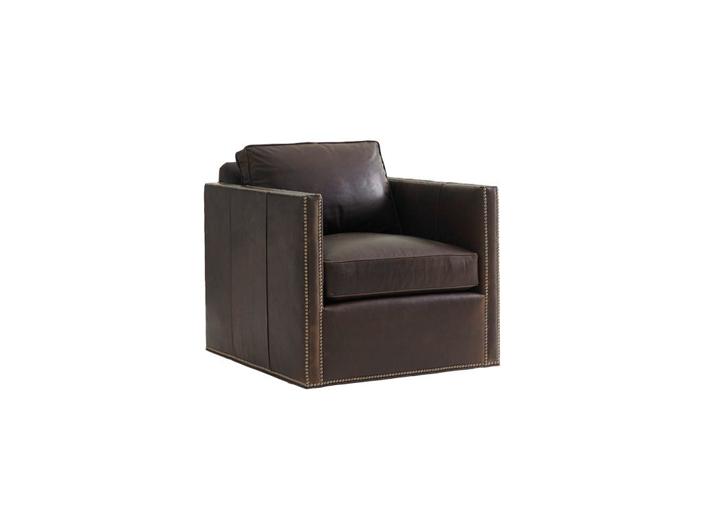 Lexington Hinsdale Leather Swivel Chair LL7607-11SW