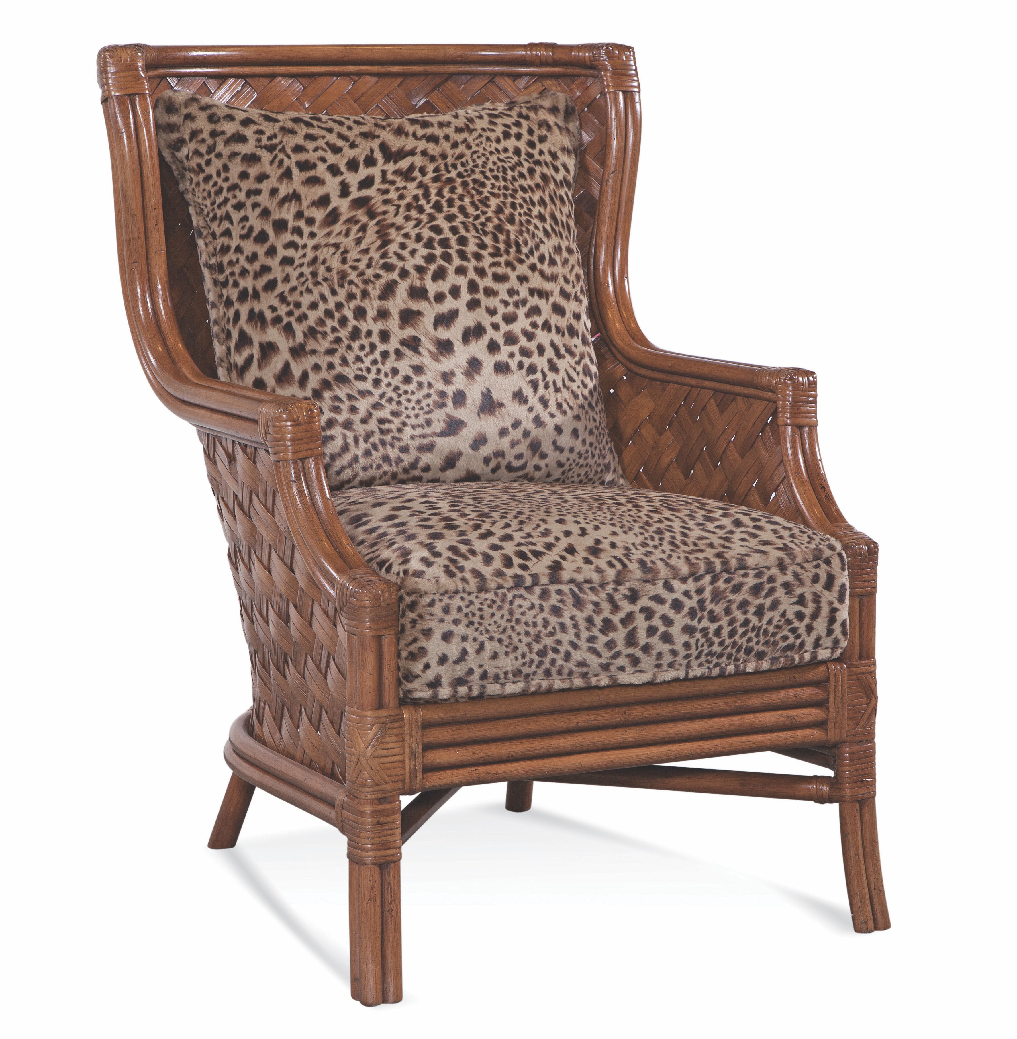 Braxton Culler Abella Wicker Wing Chair 1921-007