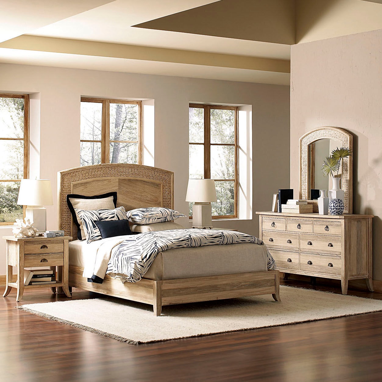 Braxton Culler Cimarron Arched Seagrass Bedroom Set 2928-BED-SET1