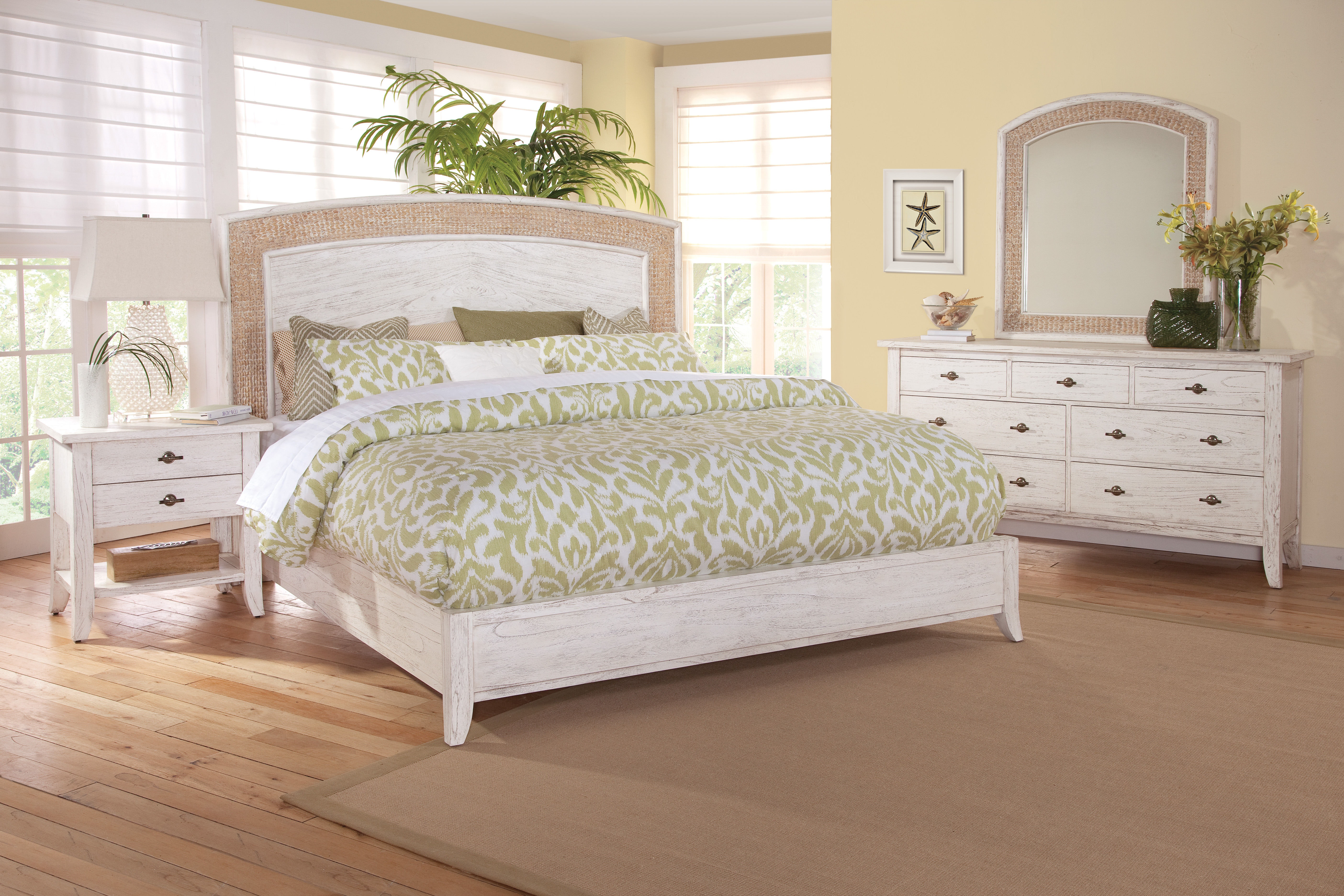 Braxton Culler Fairwind Arched Seagrass Bedroom Set 2932-BED-SET1