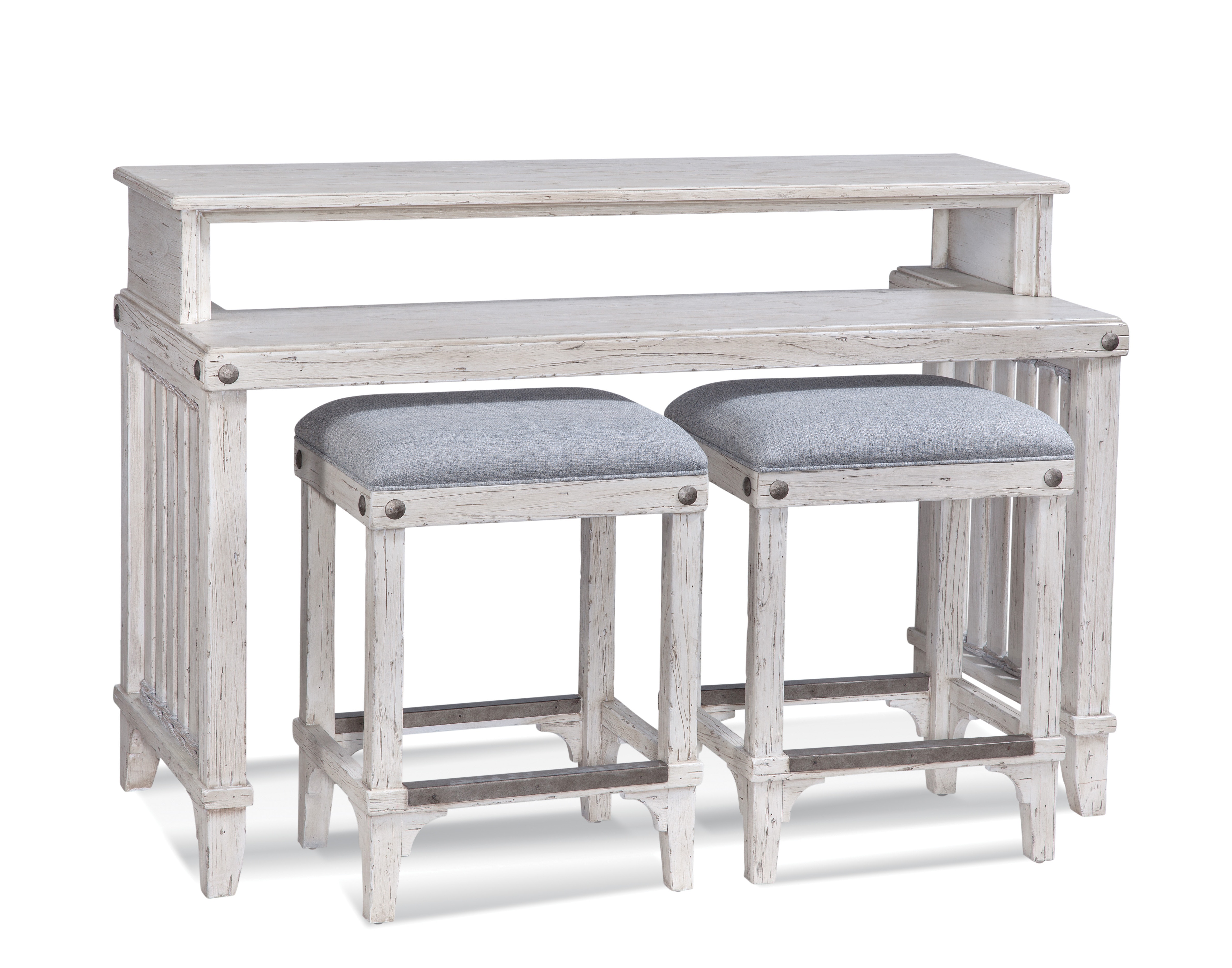 Braxton Culler Artisan Landing Sofa Table / Bar with Stools 2934-273