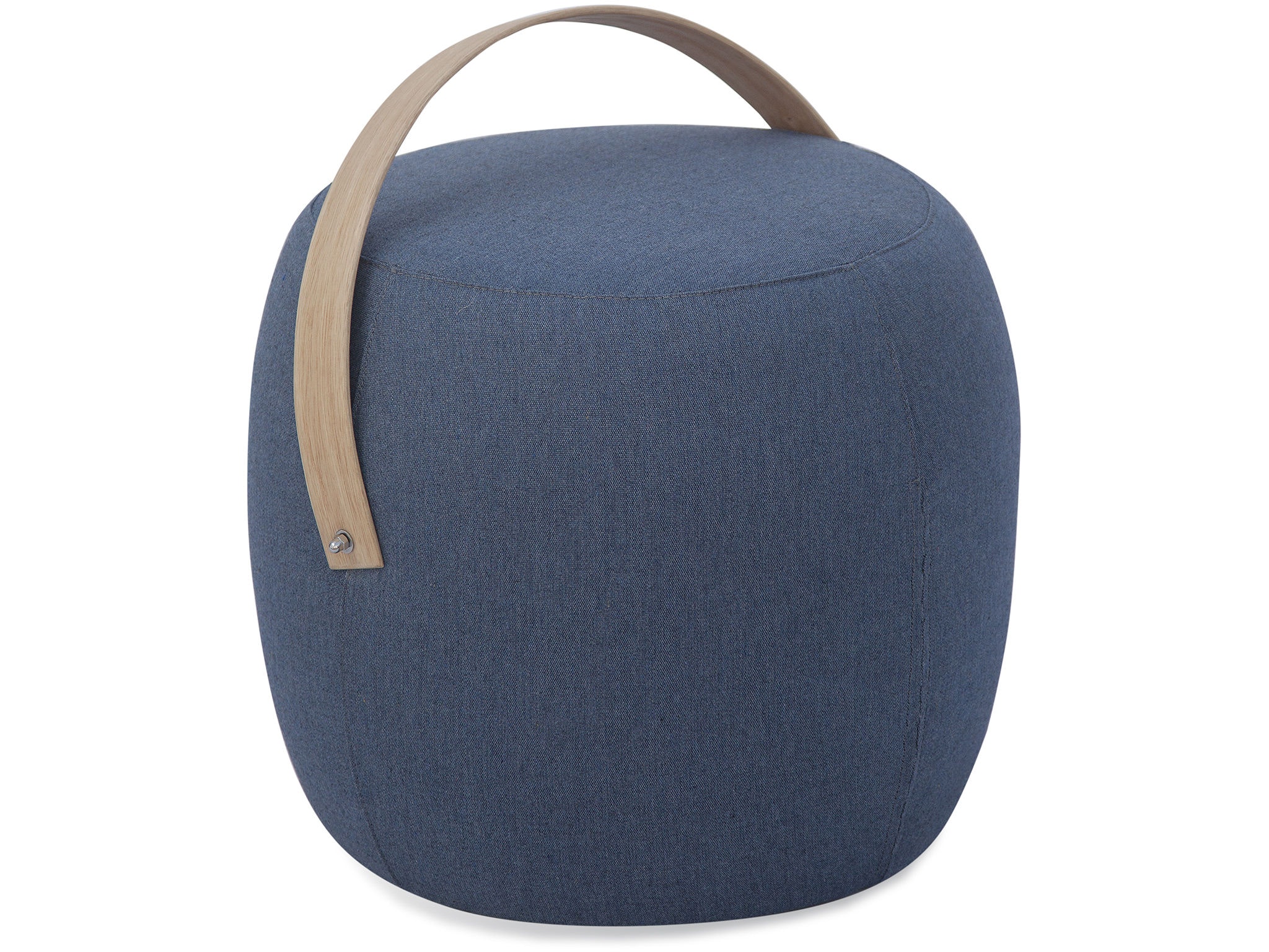 Braxton Culler Olivia Pouf Ottoman in Denim 405-009D