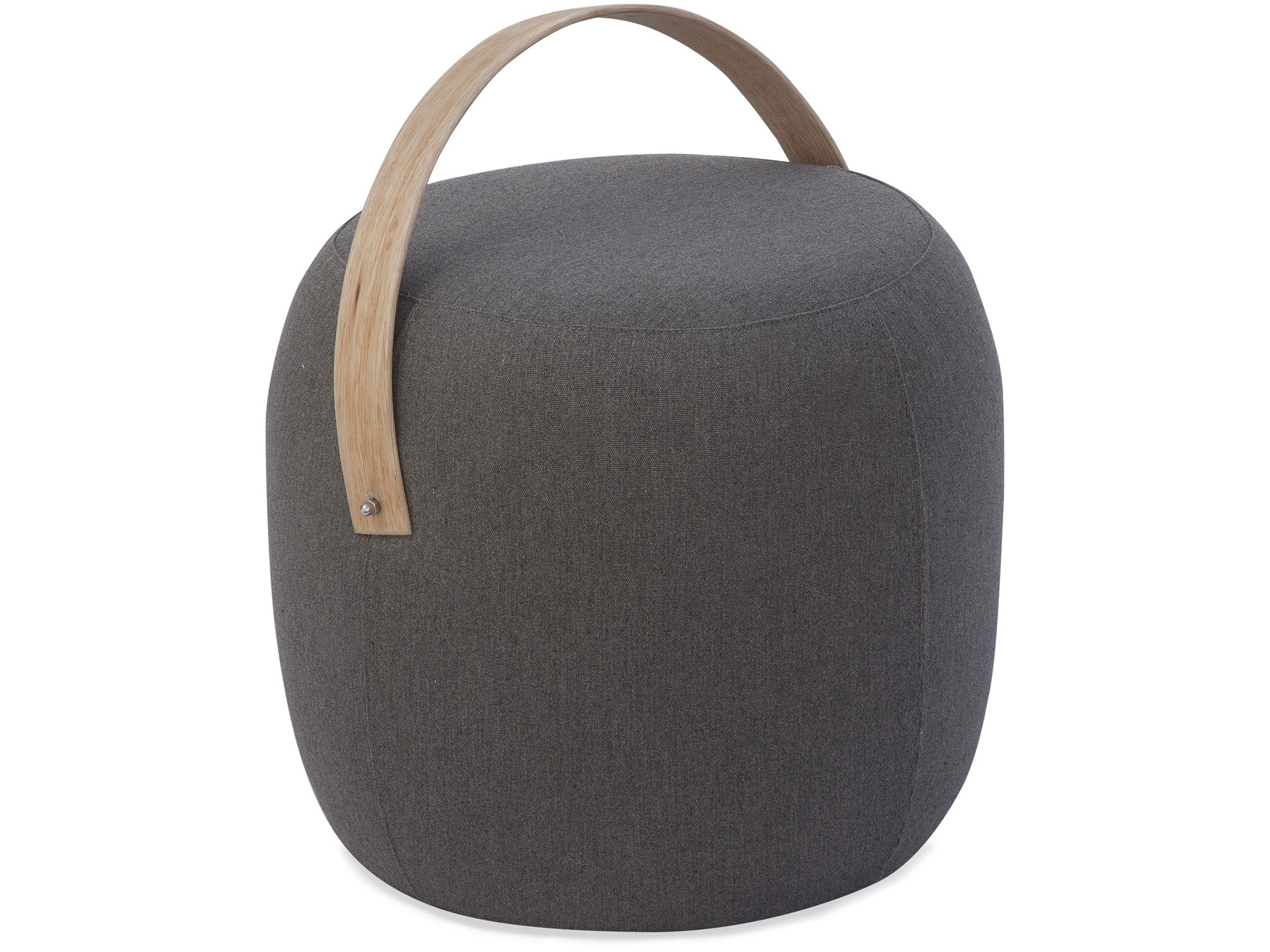 Braxton Culler Olivia Pouf Ottoman in Granite 405-009G