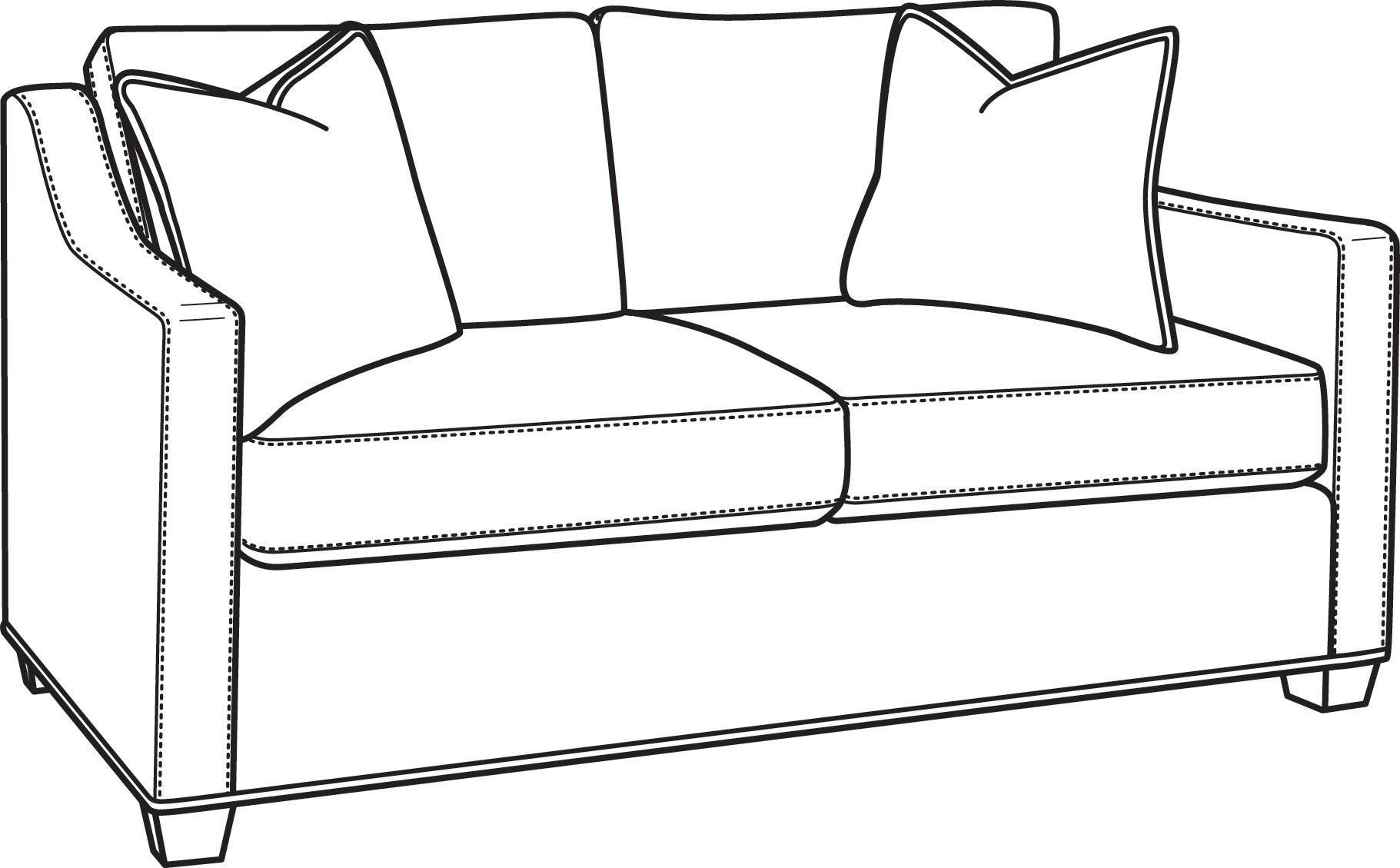Braxton Culler Oliver Loveseat 731-019