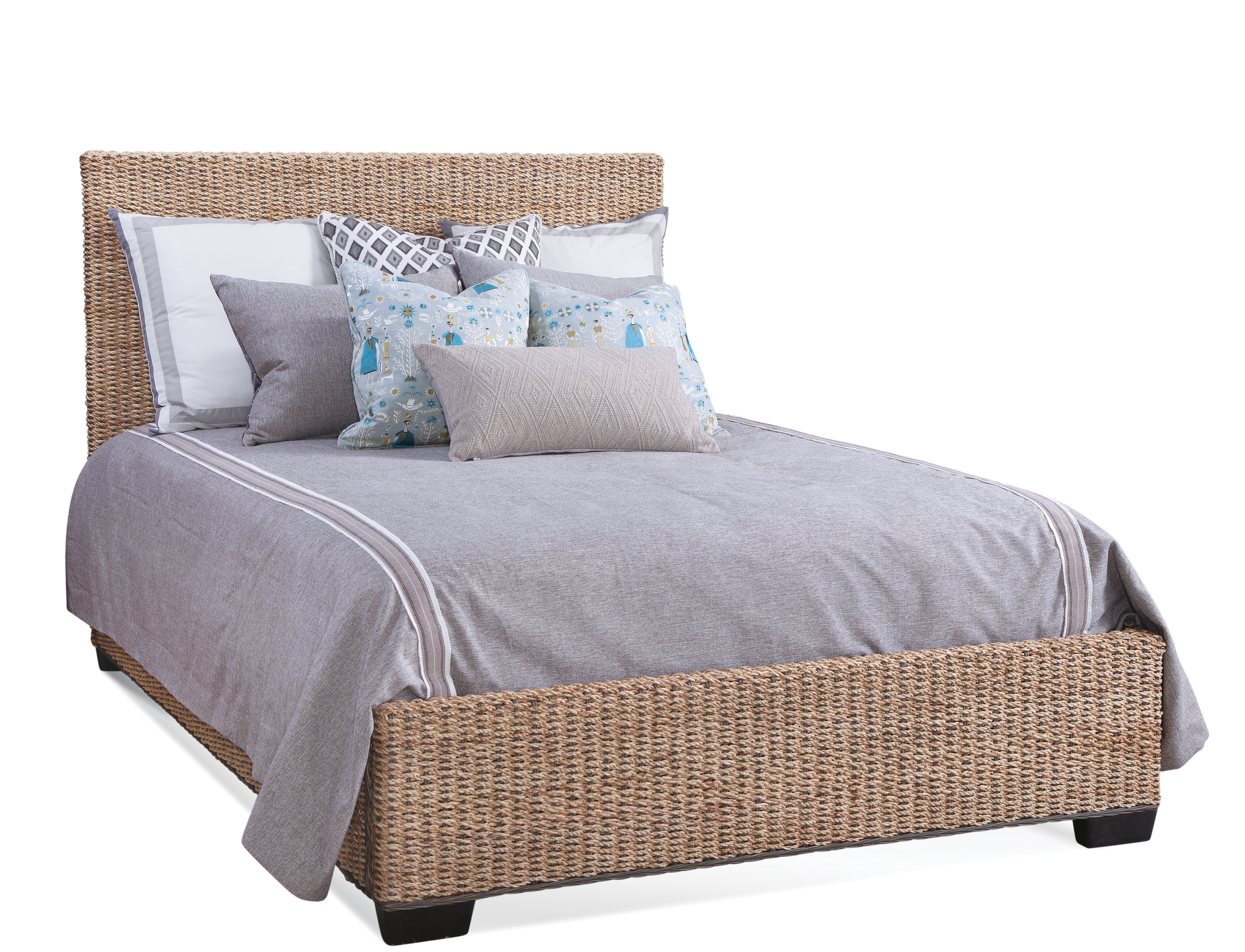 Braxton Culler Carmel Banana Leaf Bed 2870-BAN-BED