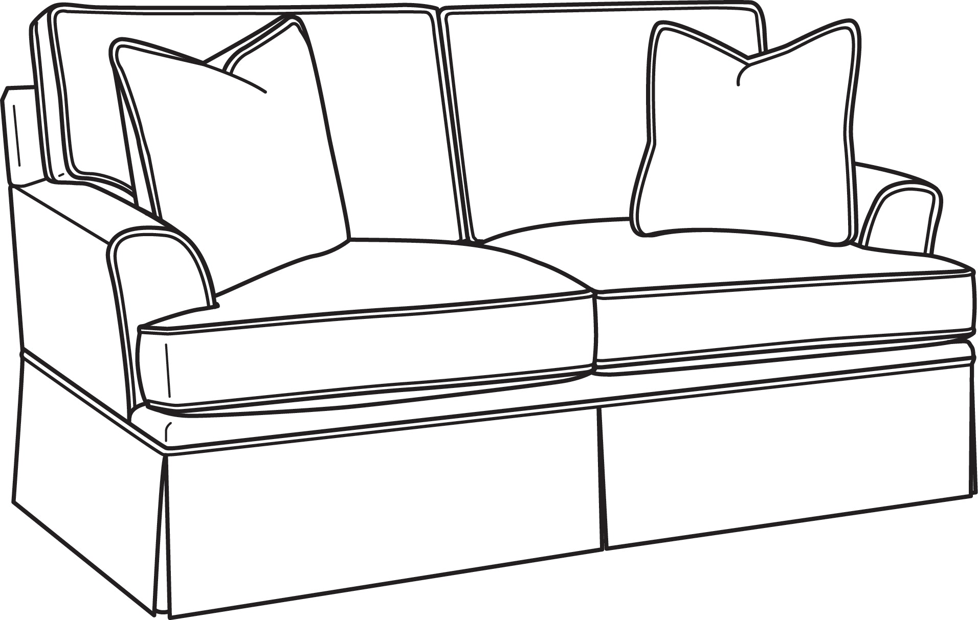 Braxton Culler Westport Loveseat 678-019