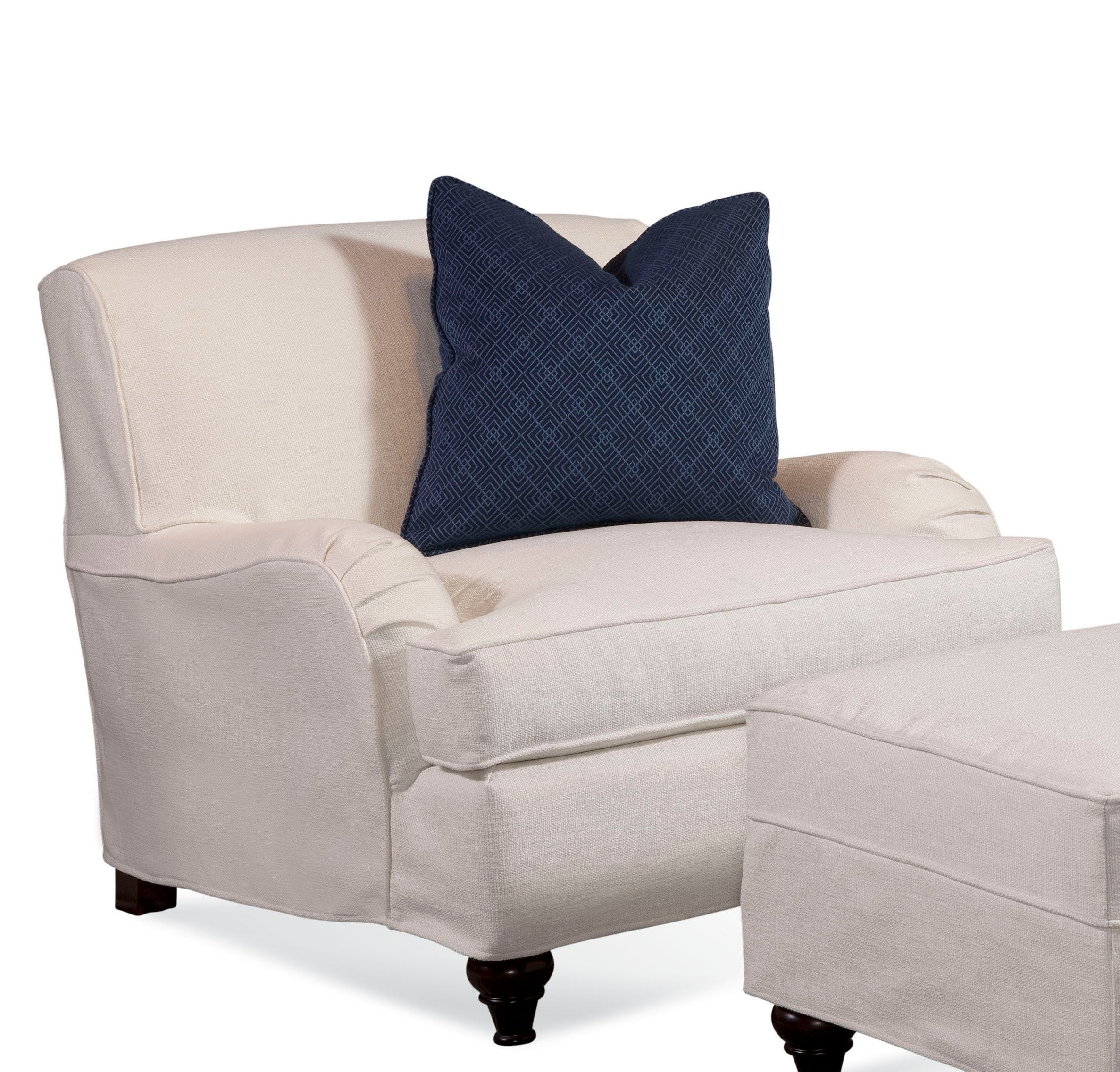 Braxton Culler Crowne Estate Chair with Slipcover 712-001XP