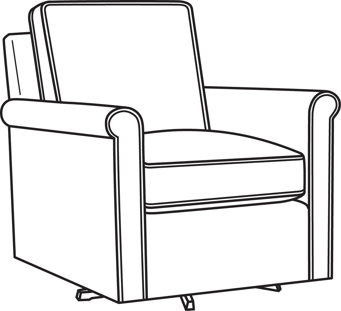 Braxton Culler Sullivan Swivel Chair 726-005