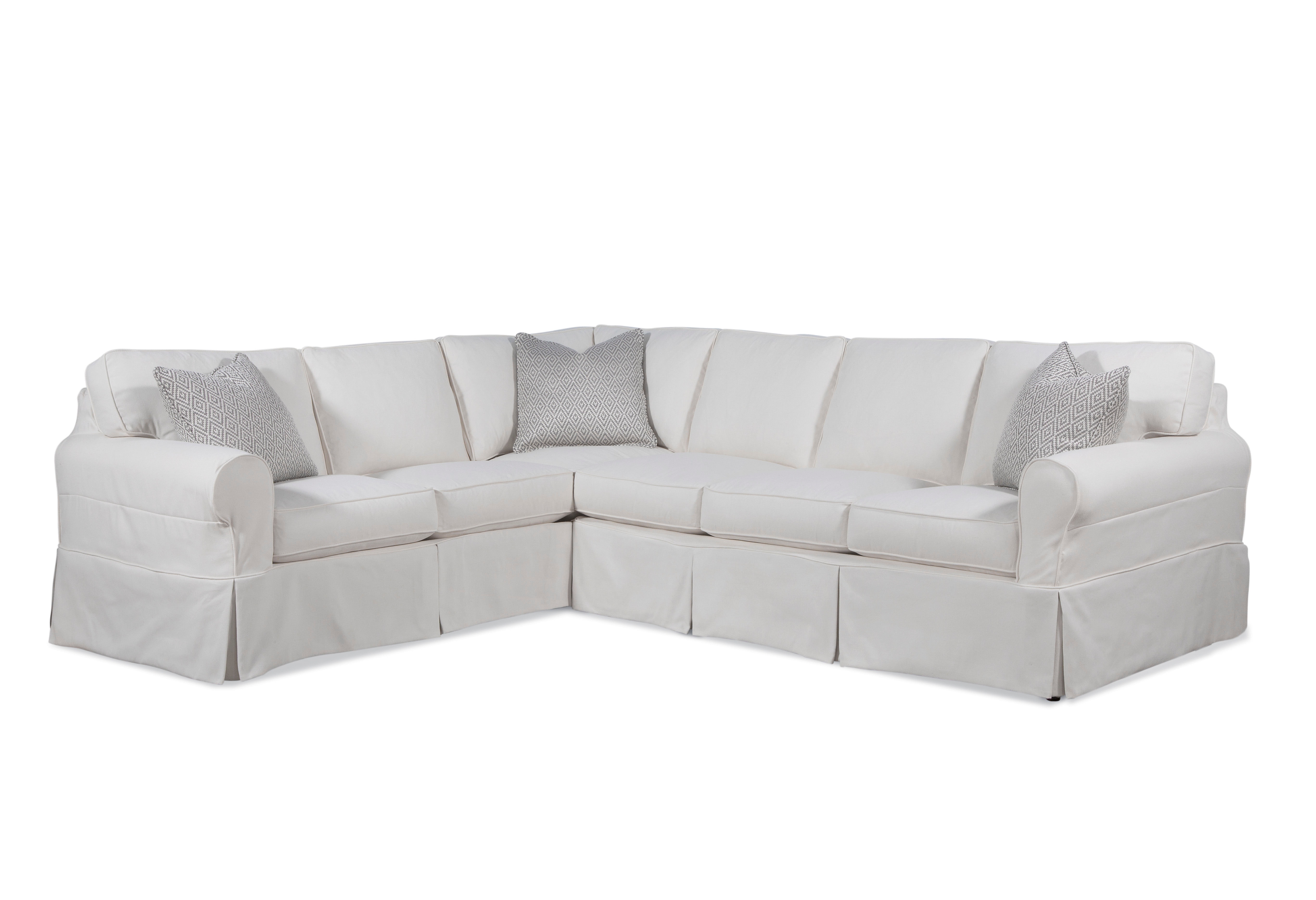 Braxton Culler Bedford Two-Piece Slipcover Sectional 728-2PC-SEC5