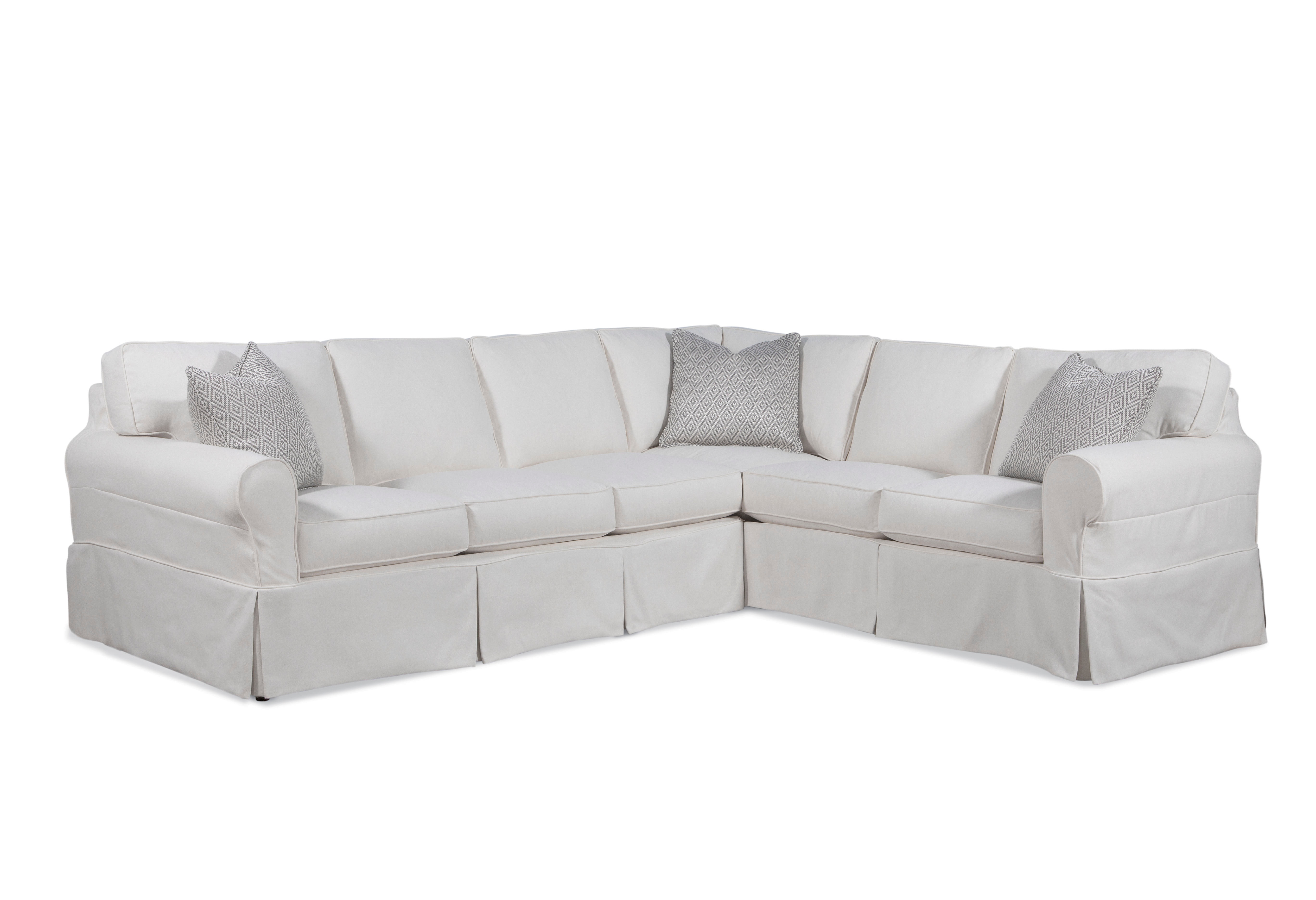 Braxton Culler Bedford Two-Piece Slipcover Sectional 728-2PC-SEC6