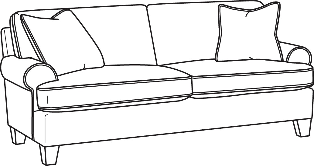 Braxton Culler Grand Park Loft Full Sleeper Sofa 771-016