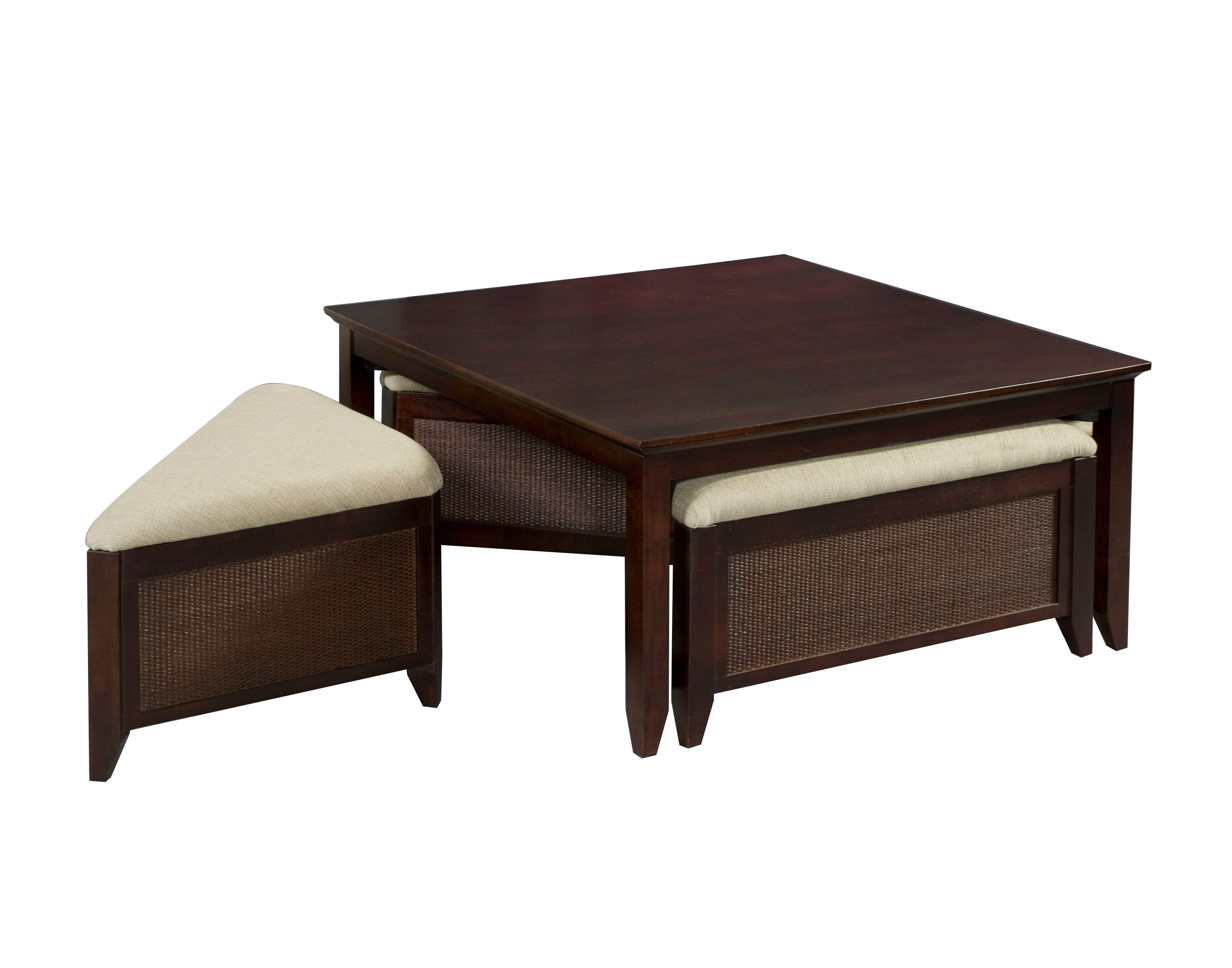 Braxton Culler Elements Cocktail Table with Benches 947-055