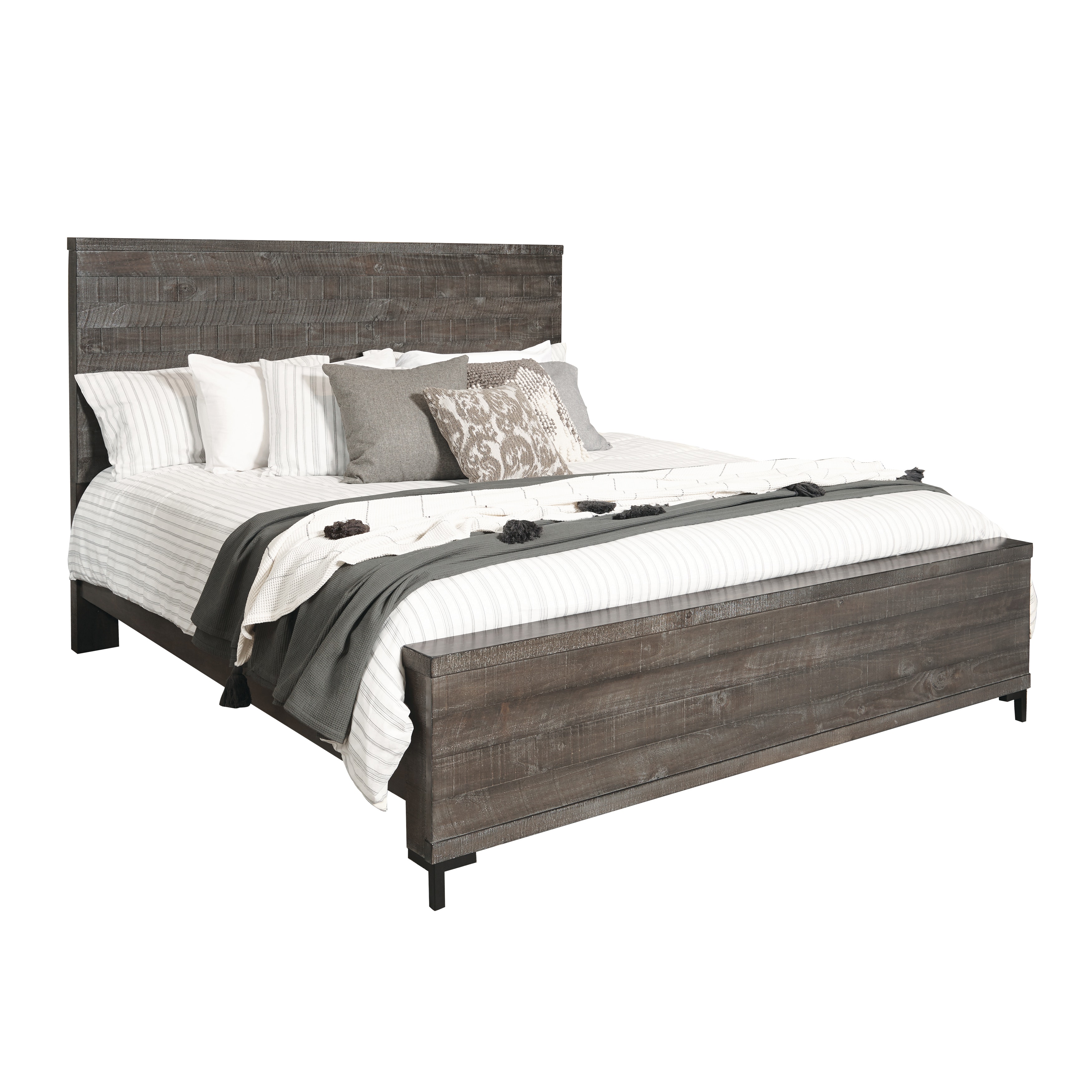 Samuel Lawrence Austin Queen Panel Bed S826-BR-K1