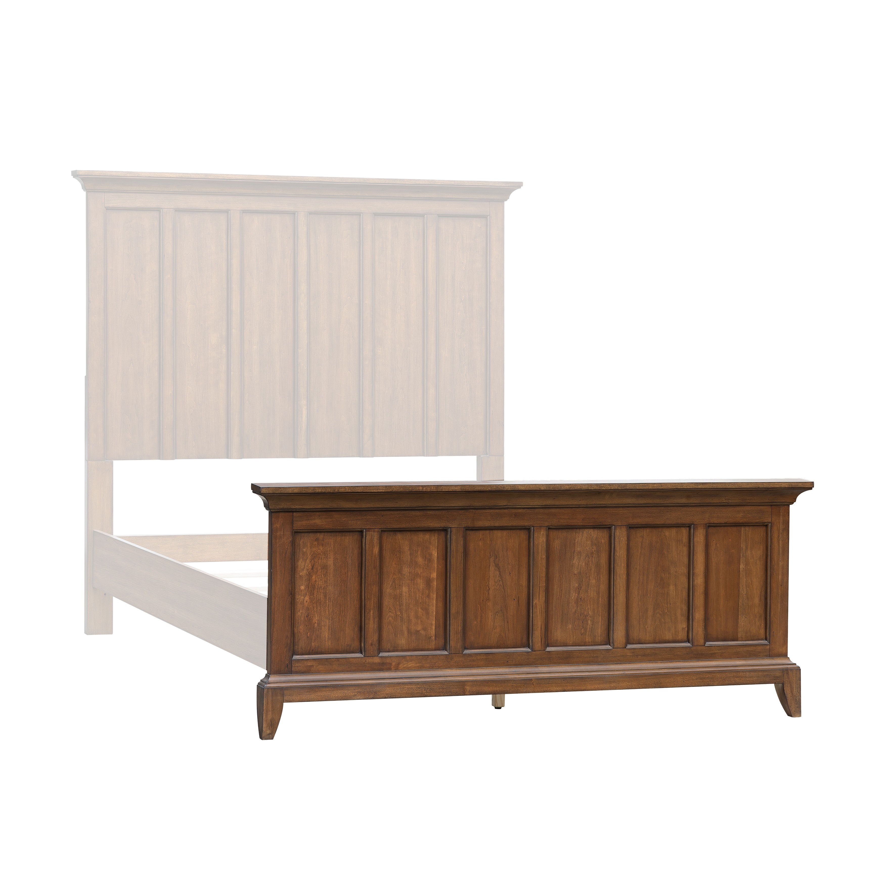 Samuel Lawrence Shaker Heights Queen Panel Footboard & Slats S838-251