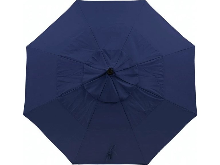 MicroD California Umbrella 9 ft. Navy Aluminum Market Umbrella 6402366